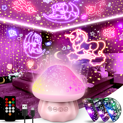 Night Light Star Projector for Kids, Starry Projector Light for Kids Room