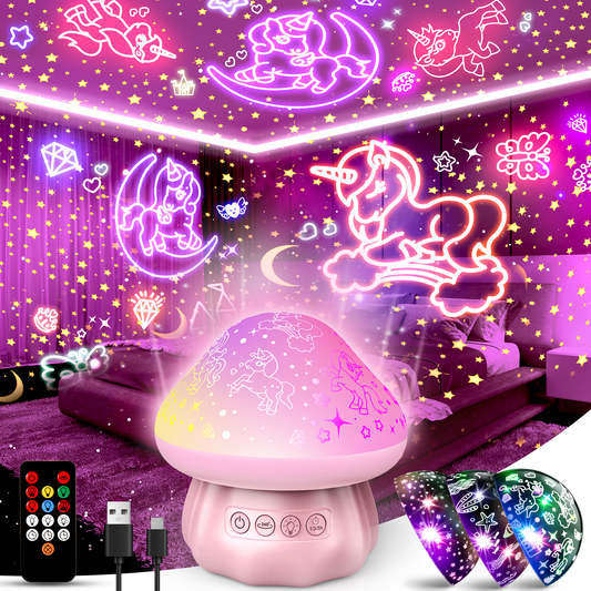 Night Light Star Projector for Kids, Starry Projector Light for Kids Room