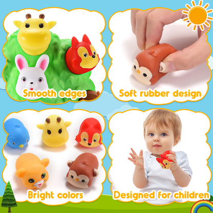 Farm Animal Learning Toy for Toddlers 1-3, Forest Animal Montessori Toys