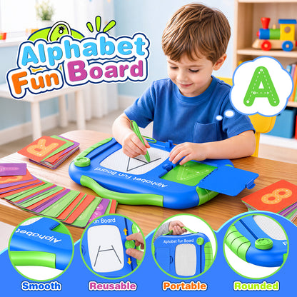 Alphabet Toys for Toddlers, Alphabet & Number Learning Board for Toddlers, Early Learning Toys