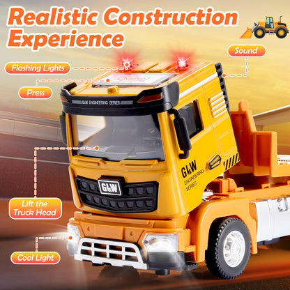 Engineering Construction Vehicles Truck, Toys Gifts for 3 4 5 6 7 Years Old Boys