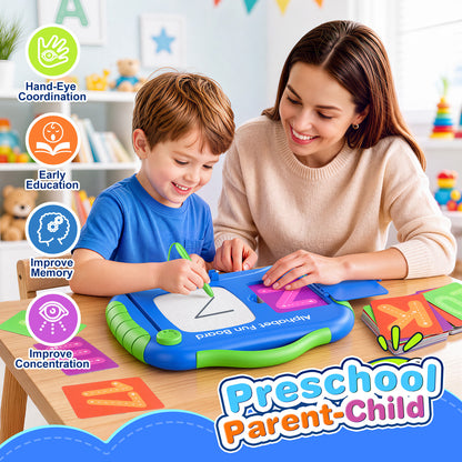 Alphabet Toys for Toddlers, Alphabet & Number Learning Board for Toddlers, Early Learning Toys