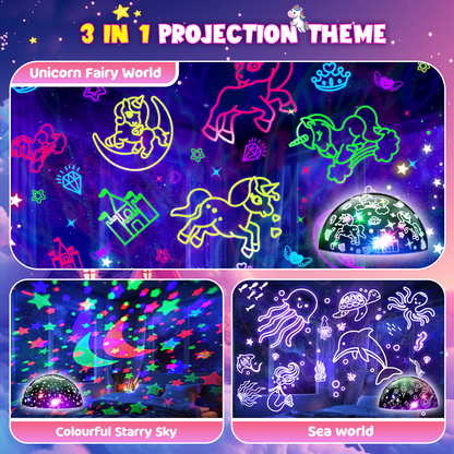 Night Light Star Projector for Kids, Starry Projector Light for Kids Room