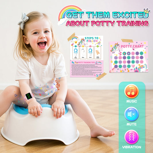 Potty Training Watch for Toddler, Toilet Training Reminder with Music Vibration