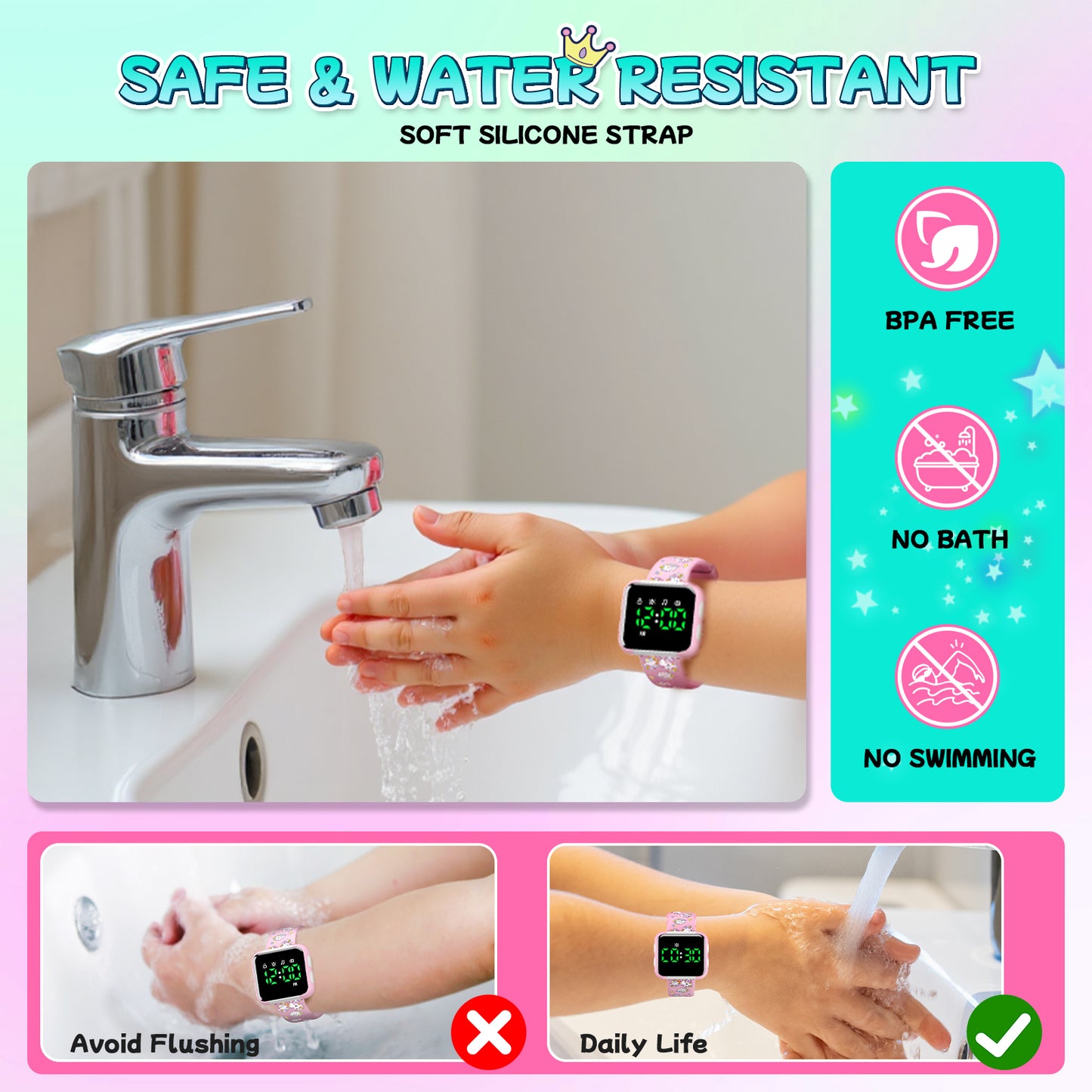 Potty Training Watch for Toddler, Toilet Training Reminder with Music Vibration