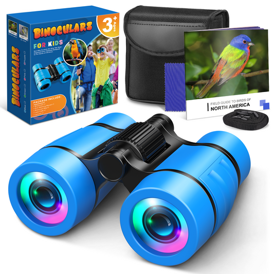 ATOPDREAM Kids Binoculars Gifts for 3 4 5 6 7 8 Year Old Boys, 4X Compact High Resolution Binocular