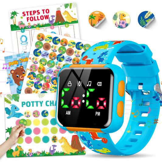 Potty Training Watch for Toddler, Toilet Training Reminder with Music Vibration