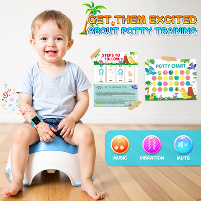 Potty Training Watch for Toddler, Toilet Training Reminder with Music Vibration