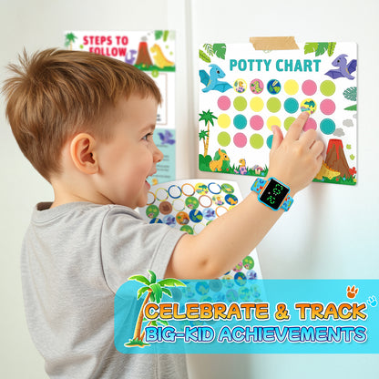Potty Training Watch for Toddler, Toilet Training Reminder with Music Vibration