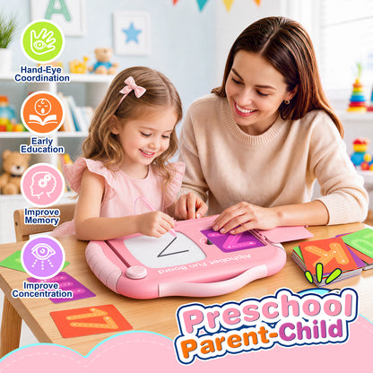 Alphabet & Number Learning Board for Toddlers,Alphabet Toys for Toddlers,Letter Tracing for Kids Ages 3-5
