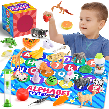 Mystery Alphabet Box for Kids, 26Pcs Alphabet Learning Toys