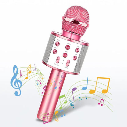 Karaoke Microphone for Kids, Toys for 3-12 Year Old Girls, Kids Microphone Girls Toys