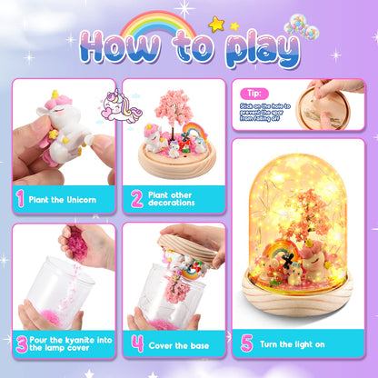 Unicorn Gifts for Girls Age 3-9, Craft Kits for Kids Girls Ages 6-8, Unicorn Toys for 3 4 5 6 7 8 Years Old Girls, Gifts for 6-12 Year Old Girls